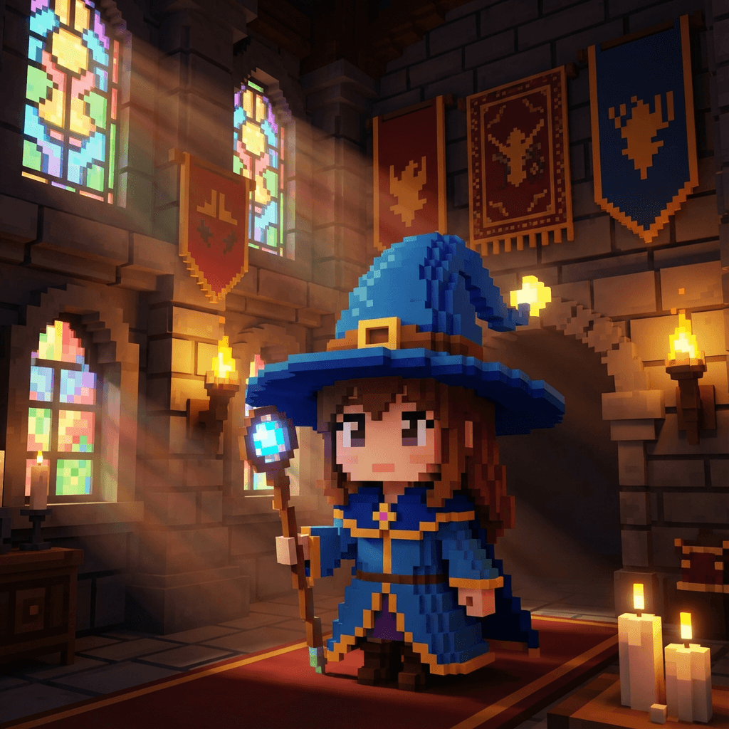 Ai Voxel Chibi Fantasy Characters