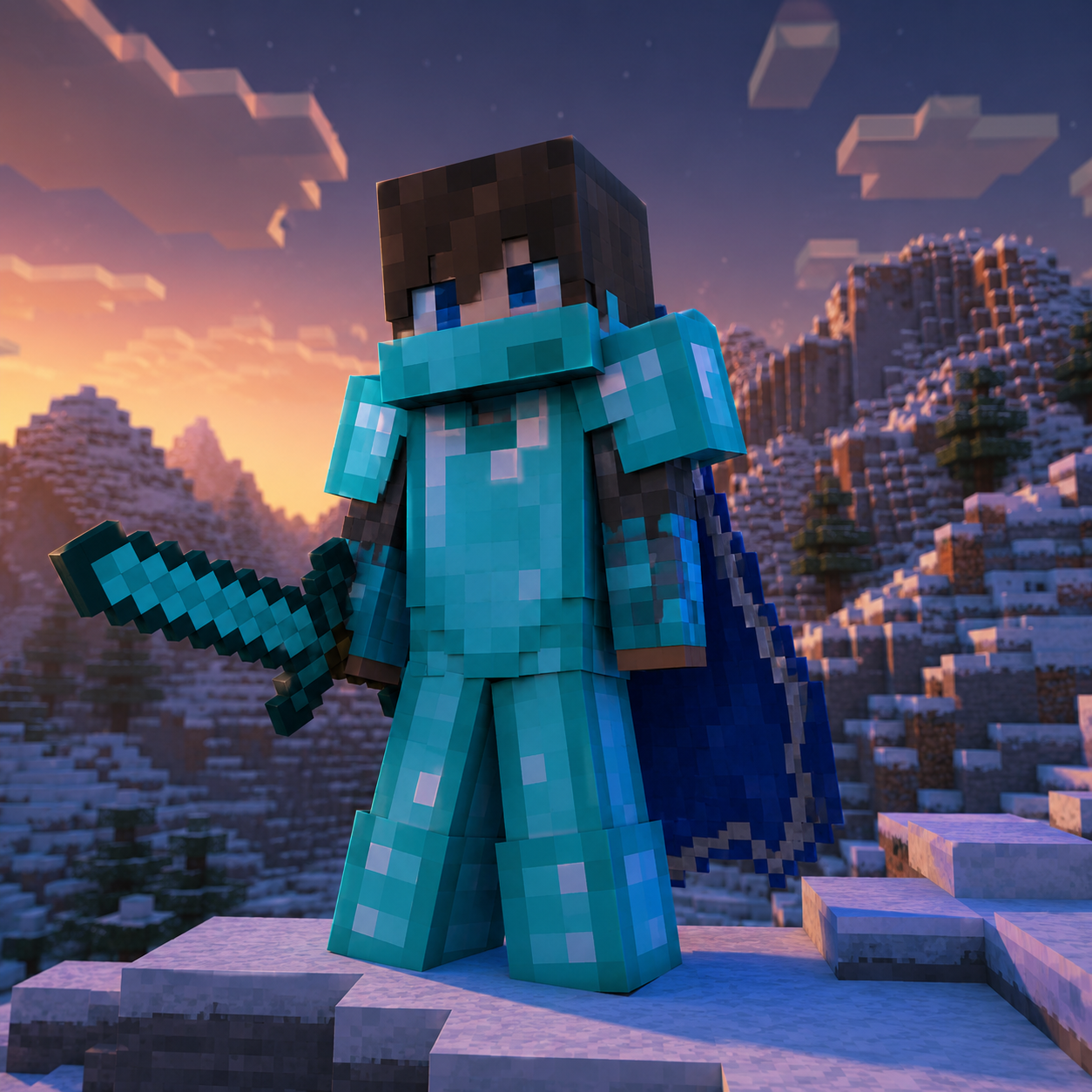AI Minecraft Skin Generator liefert klassische blockige Looks
