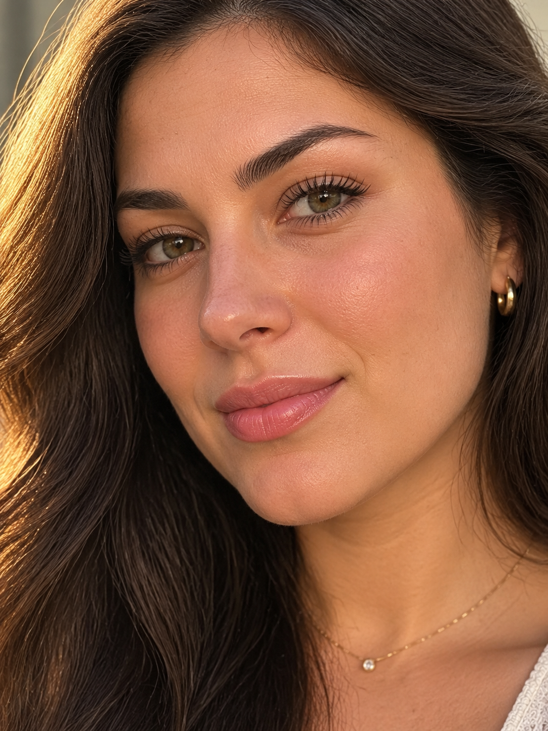 AI Skin Texture Enhancer Demo sanfter Glanz